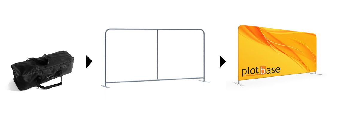  Proces vybalování textilní bariéry